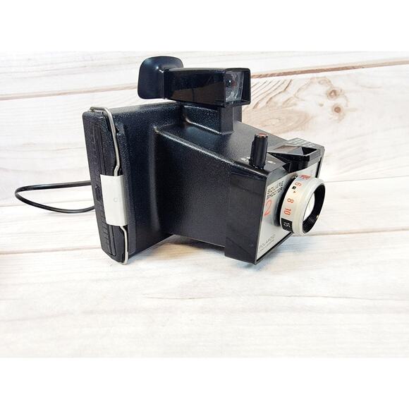Vintage 1970s Polaroid Square Shooter 2 Black Instant Land Camera Tested Working - Picture 8 of 12